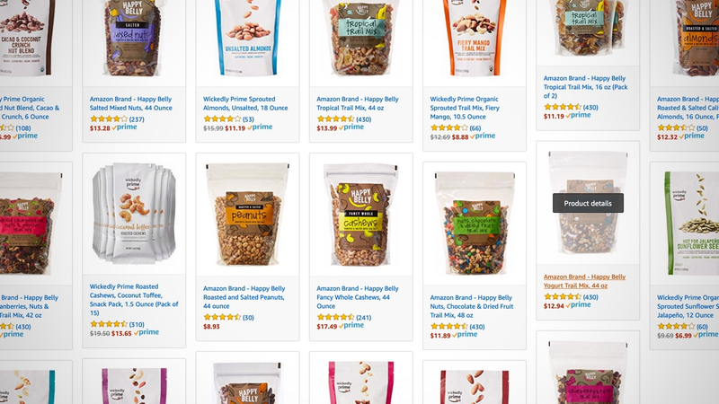 Snacks de Happy Belly | AmazonGráfico: Shep McAllister